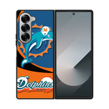 Miami Dolphins Logo Case Samsung Galaxy Z Fold 6 5G BC0025