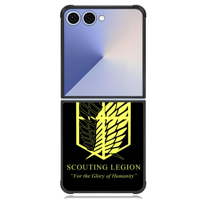 Attack on Titan Scouting Legion Samsung Galaxy Z Flip 7 Case BC0076