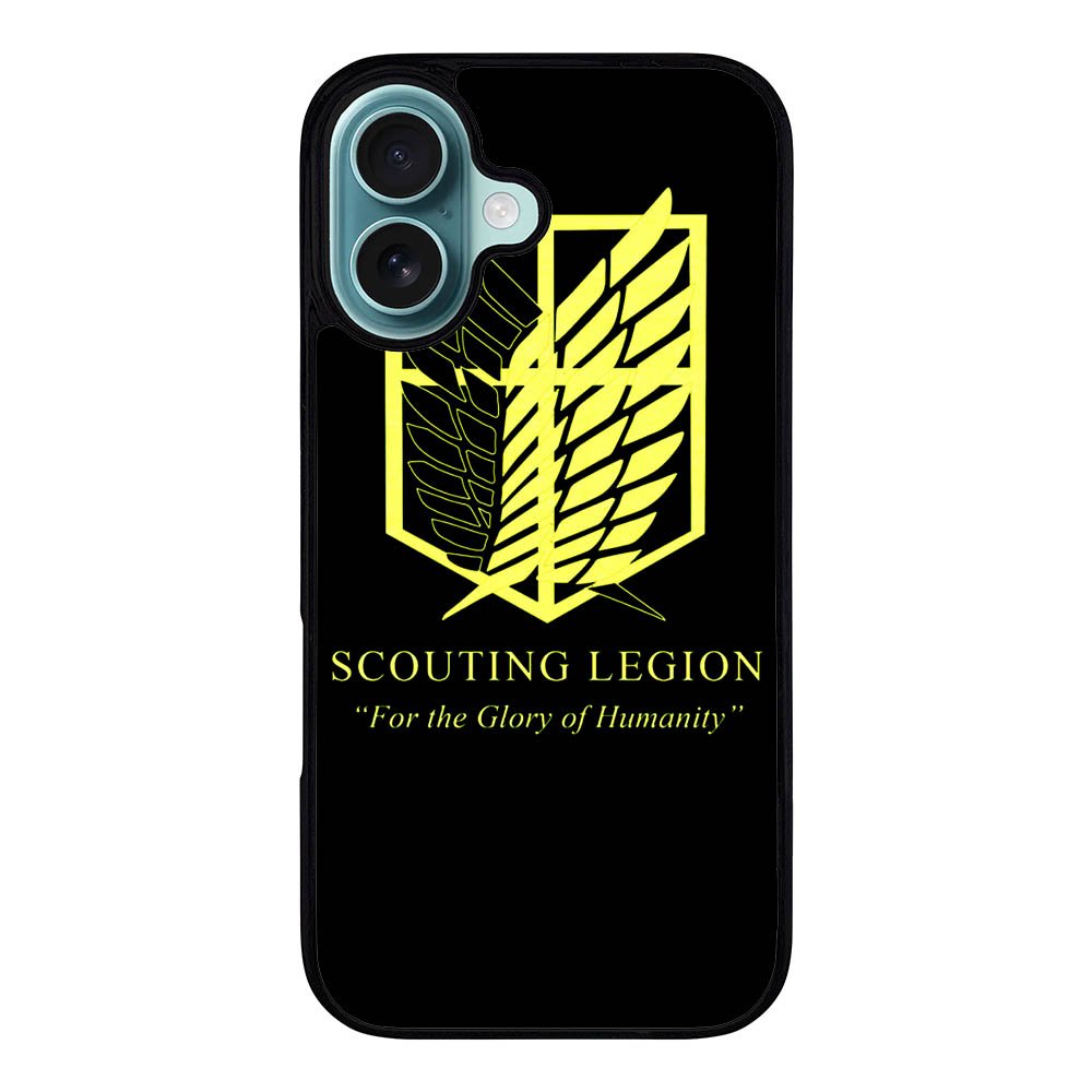 Attack on Titan Scouting Legion Case iPhone 16 Plus BC0076
