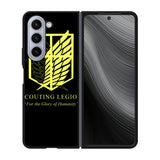 Attack on Titan Scouting Legion Case Samsung Galaxy z Fold 5 5G BC0076