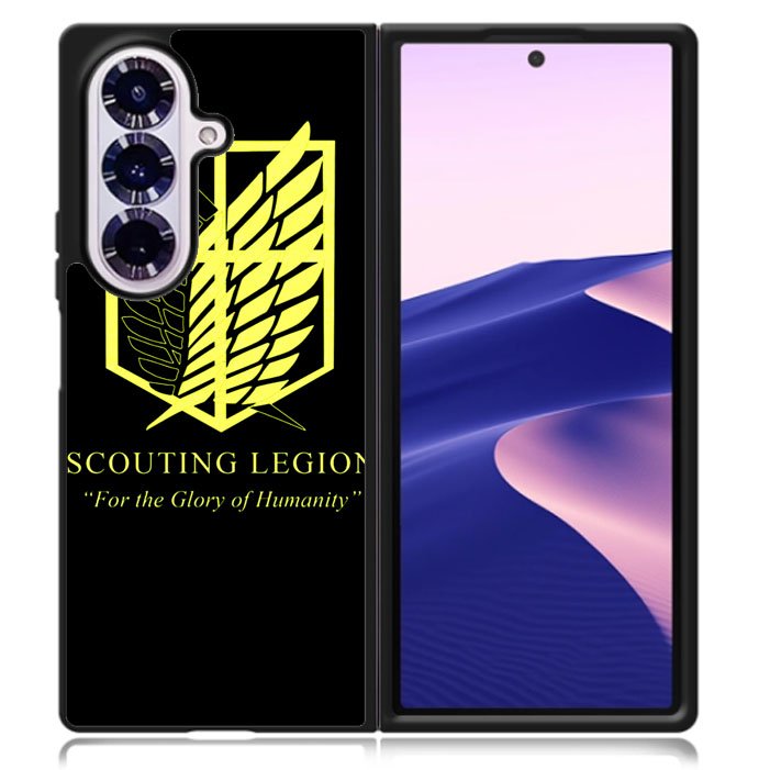 Attack on Titan Scouting Legion Samsung Galaxy Z Fold 7 5G Case BC0076