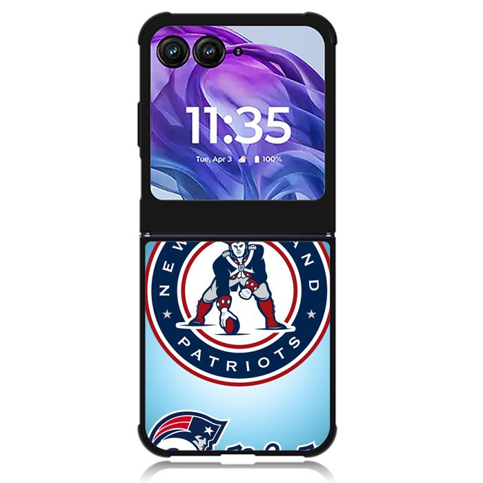 New England Patriots Logo 6th Motorola Moto Razr 2024 , Moto Razr 50 Case