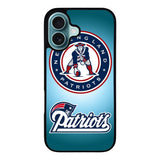 New England Patriots Logo Case iPhone 16 Plus BC0011
