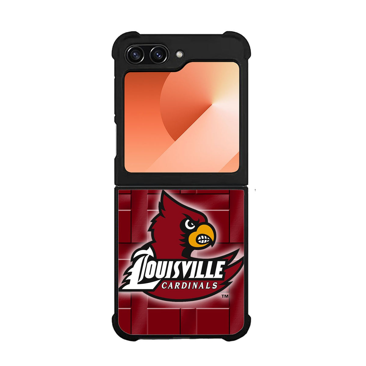 Louisville Cardinal Logo Case Samsung Galaxy Z Flip 6 5G BC0023