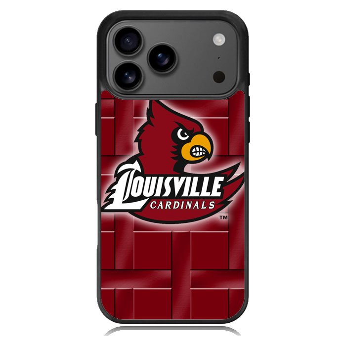 Louisville Cardinal Logo iPhone 17 Pro Max Case BC0023