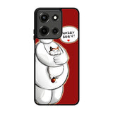 Cat and Baymax Hairy Baby Motorola Moto G 5G 2025 Case FE8028