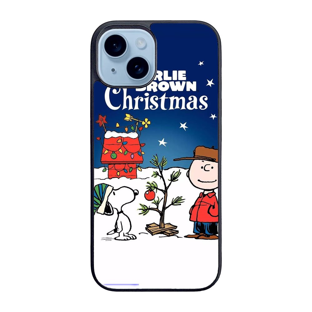 A Charlie Brown Peanuts Christmas Cartoon Case iPhone 15 BC0071