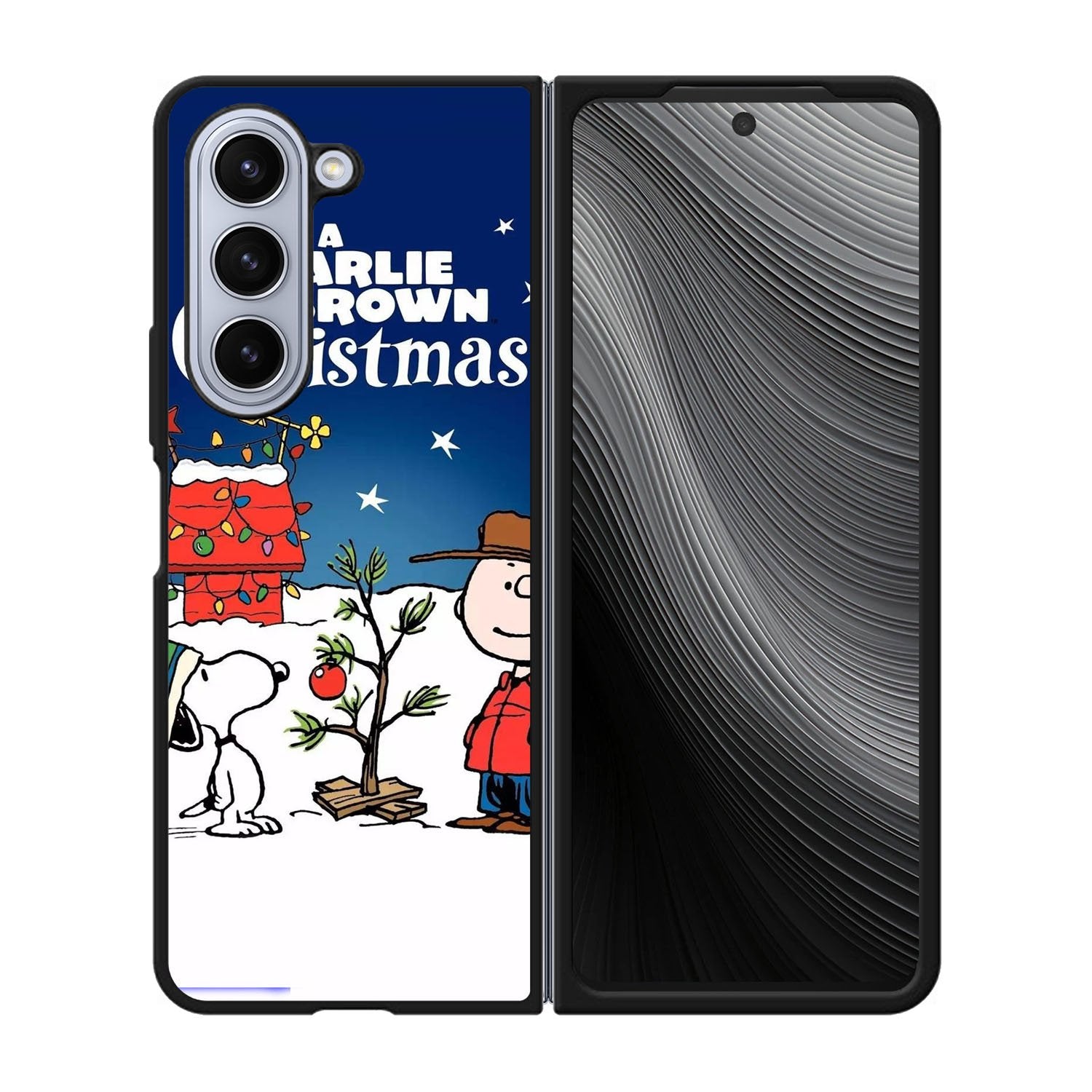 A Charlie Brown Peanuts Christmas Cartoon Case Samsung Galaxy z Fold 5 5G BC0071