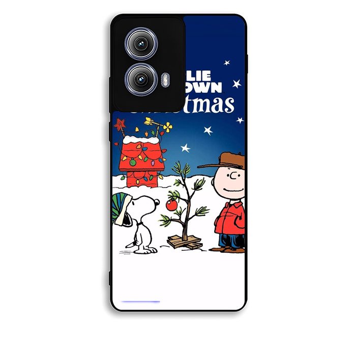 A Charlie Brown Peanuts Christmas Cartoon Motorola Moto Edge 2024 Case FE7396