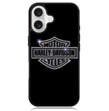 Harley Davidson Auto Metal Shine Logo Case iPhone 16 BC0038