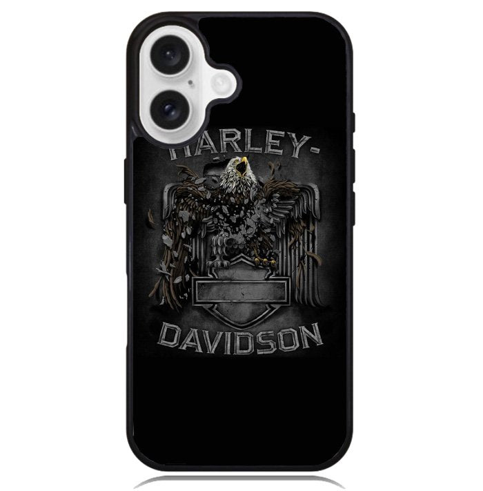 Harley Davidson Auto Rock Eagle Logo Case iPhone 16 BC0041