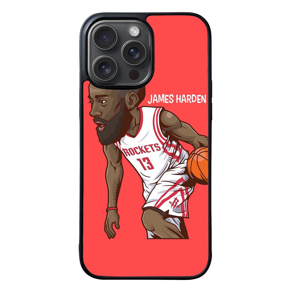 James Harden basketball Sport Houston Rockets Case iPhone 15 Pro BC0046