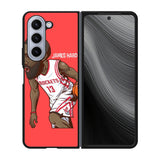 James Harden basketball Sport Houston Rockets Case Samsung Galaxy z Fold 5 5G BC0046