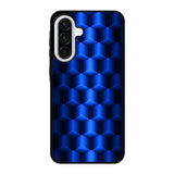 Abstract Blue Parallax Cubes Pattern Samsung Galaxy A56 Case BC0072