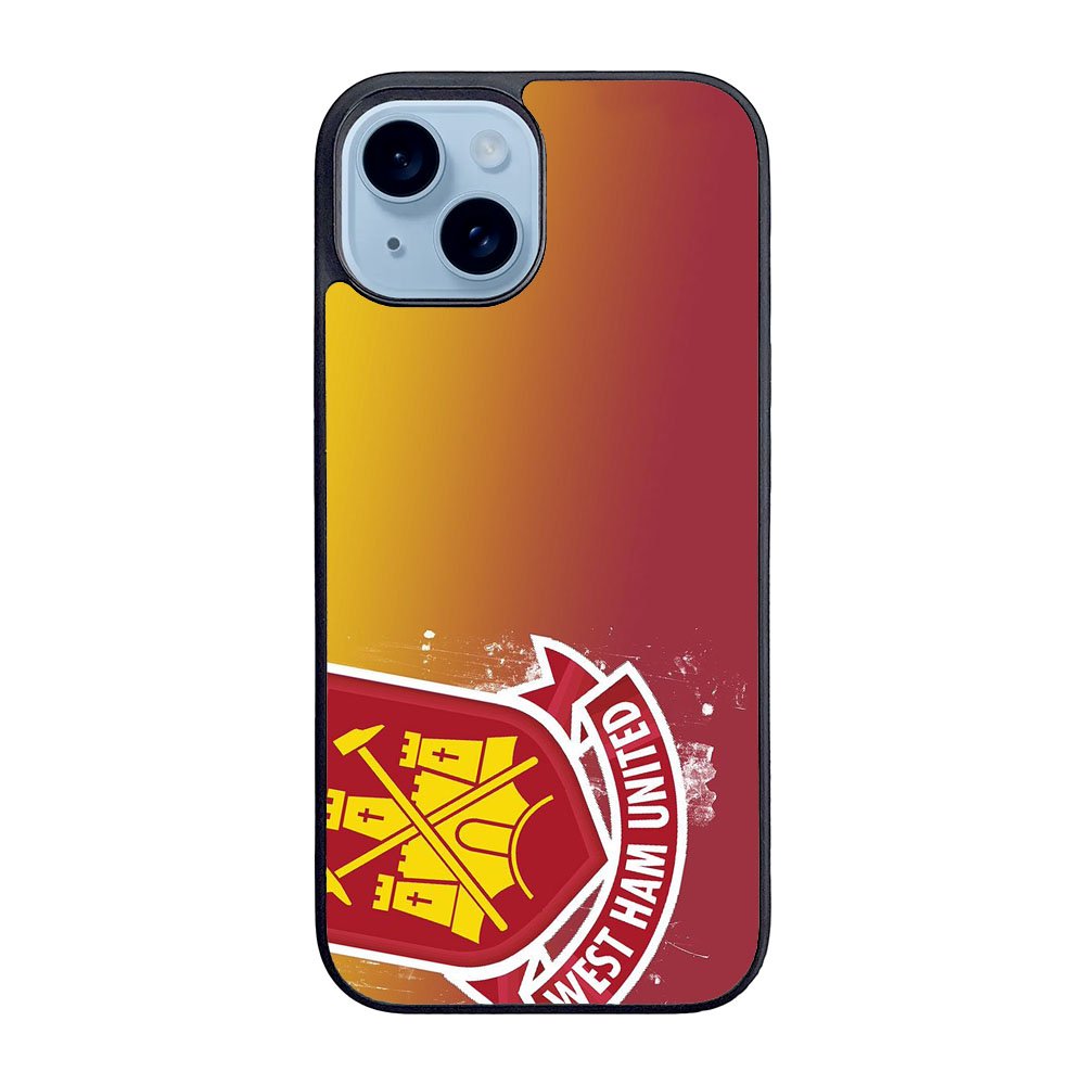 West Ham UTD Soccer Red Yellow Logo Case iPhone 15 BC0010