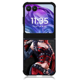 Suicide Squad Movies Harley Quinn Vector Red Motorola Moto Razr 2024 , Moto Razr 50 Case