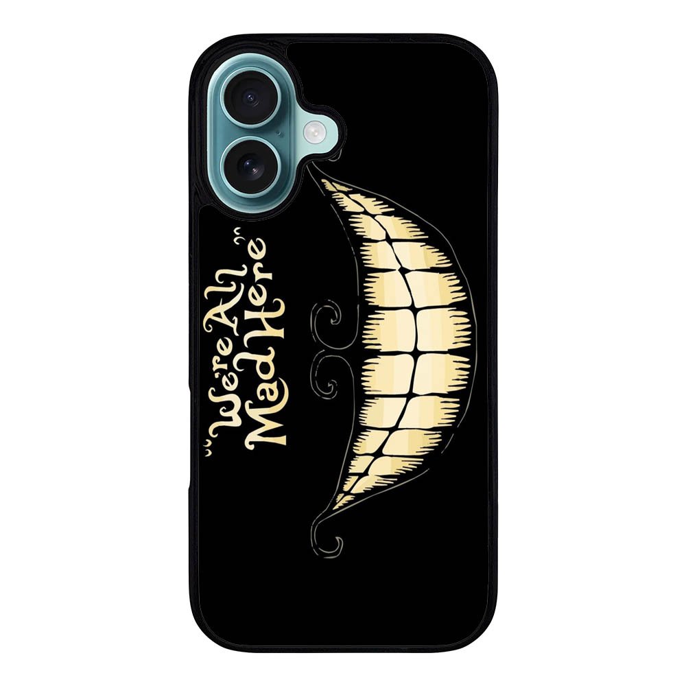 Alice Were All Mad Here Cartoon Case iPhone 16 Plus BC0074
