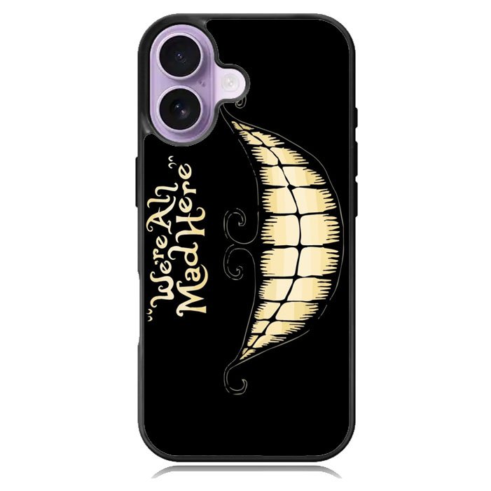Alice Were All Mad Here Cartoon iPhone 17 Case BC0074