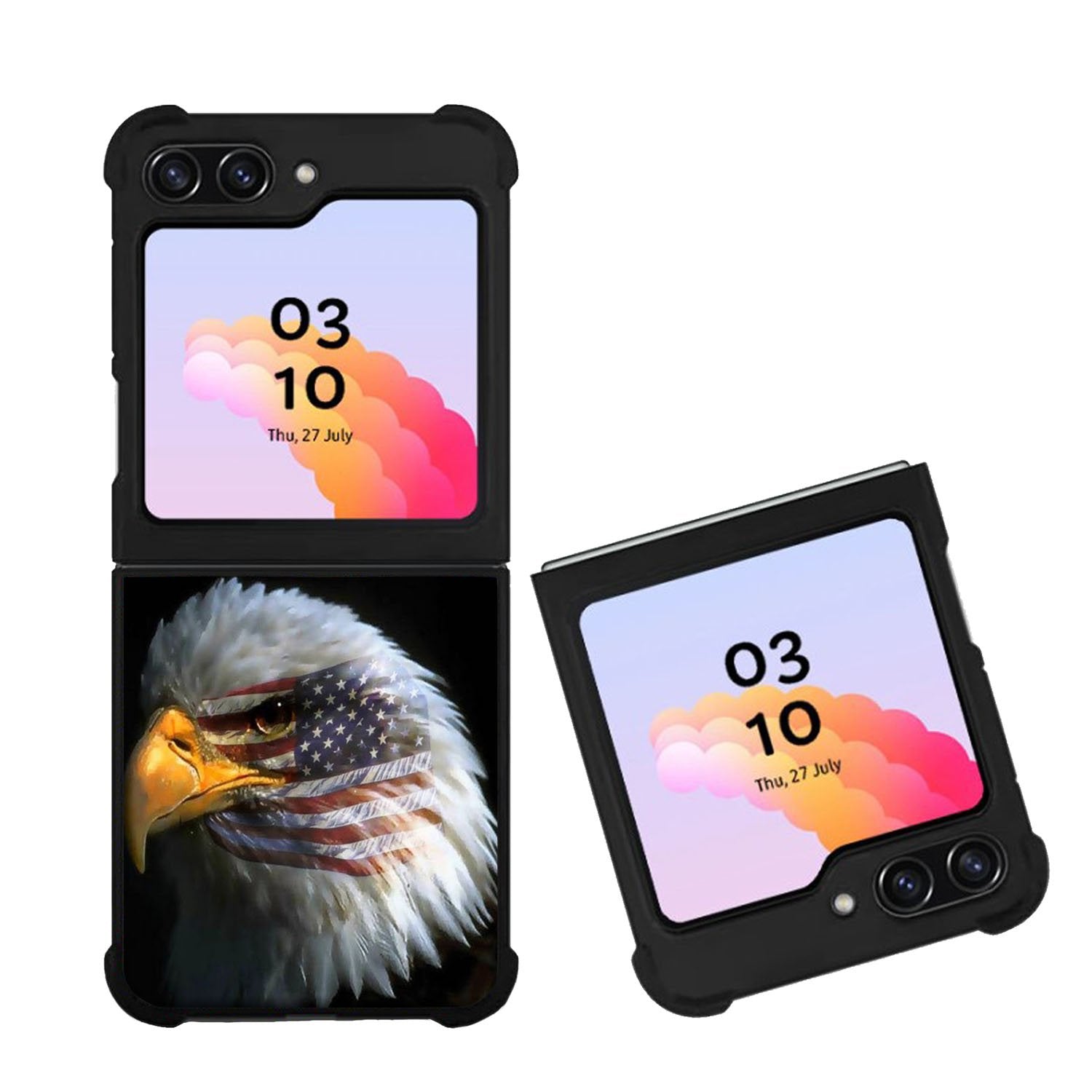American Flag Eagle Country Case Samsung Galaxy Z Flip 5 5G BC0075