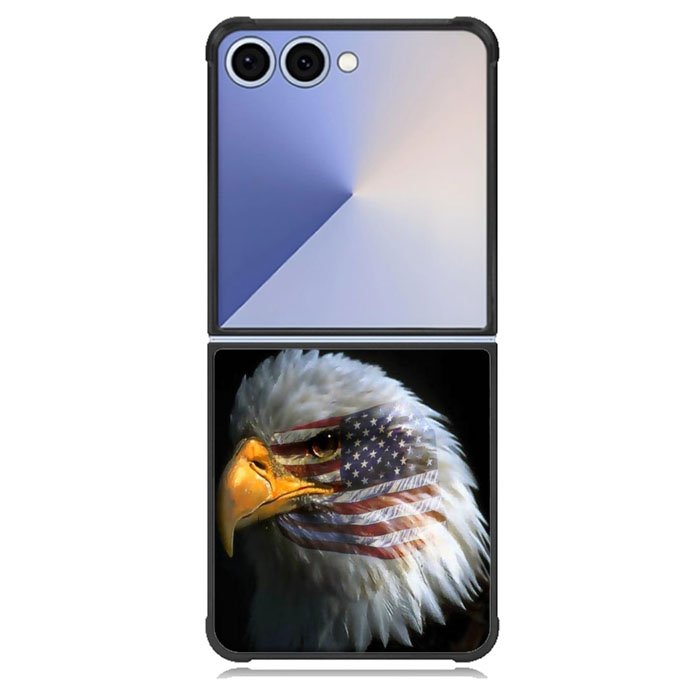American Flag Eagle Country Samsung Galaxy Z Flip 7 Case BC0075