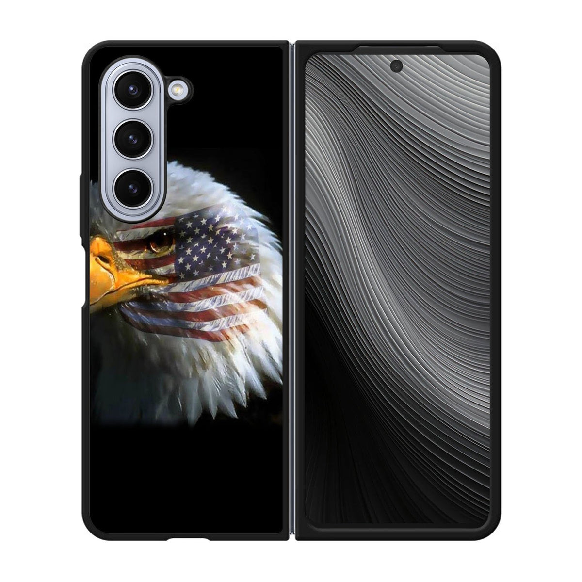 American Flag Eagle Country Case Samsung Galaxy z Fold 5 5G BC0075