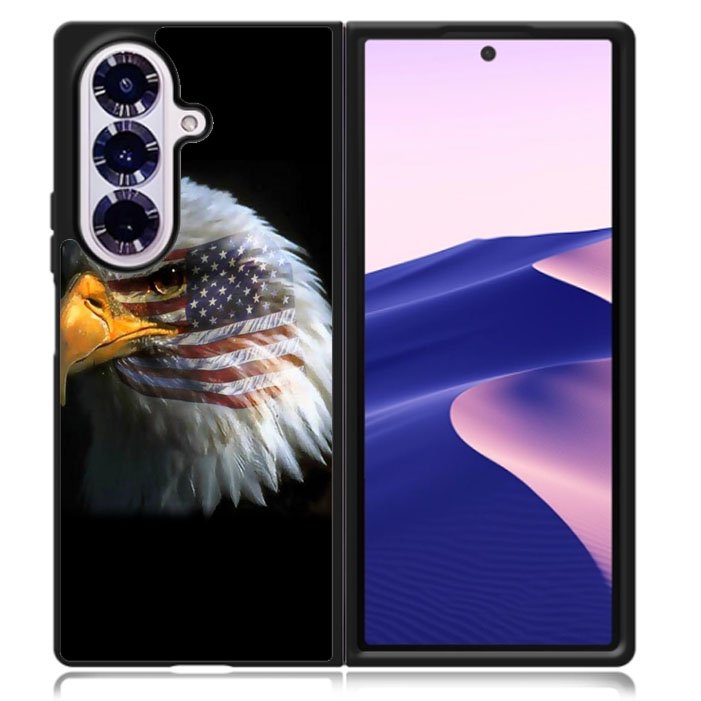 American Flag Eagle Country Samsung Galaxy Z Fold 7 5G Case BC0075