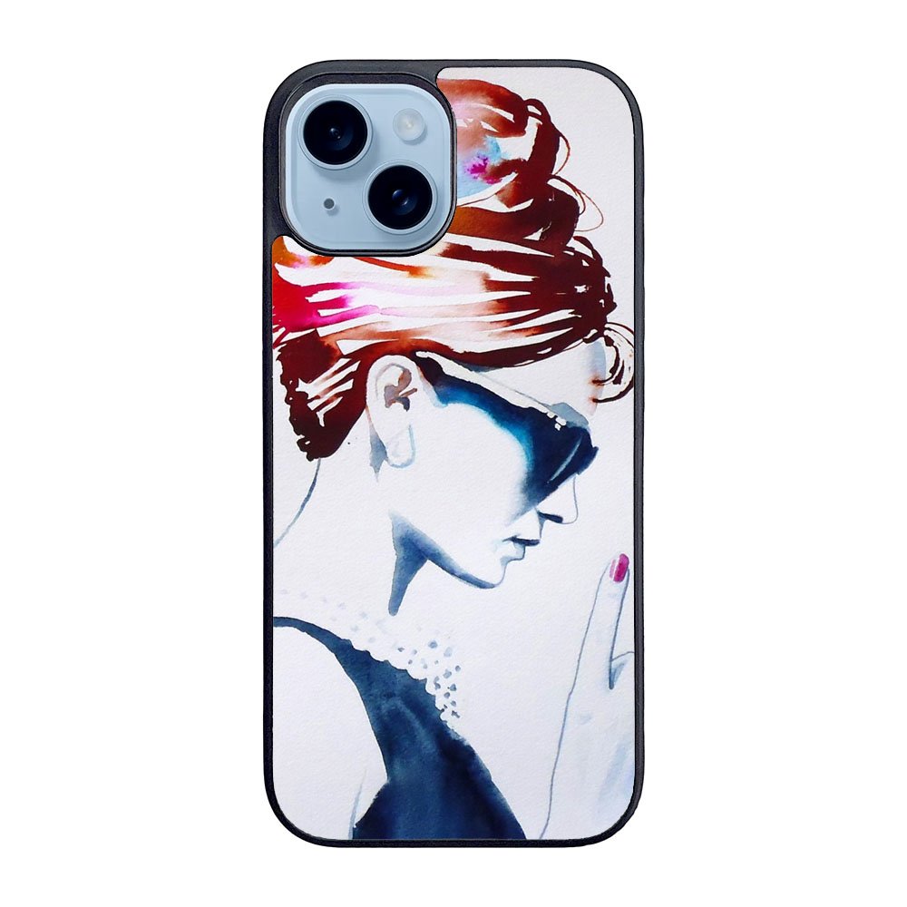 Audrey Hepburn Art Artist Case iPhone 15 Plus BC0077