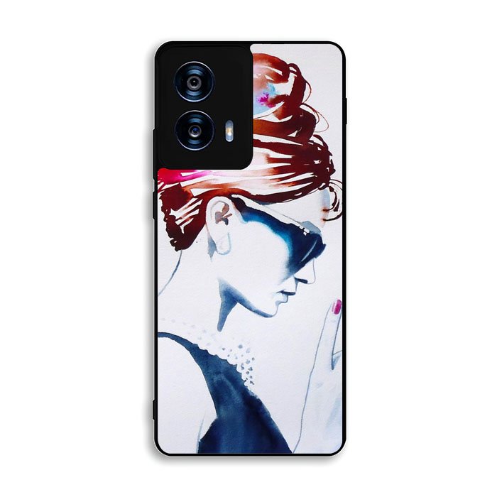Audrey Hepburn Art Artist Motorola Moto G Power 5G 2024 Case BC0077