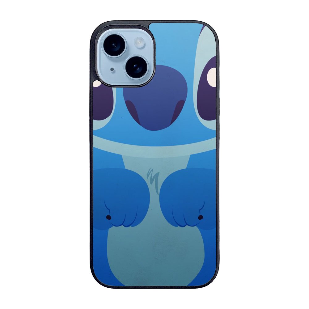 Blue Stich Cartoon Case iPhone 15 Plus BC0082
