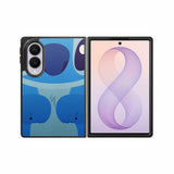 Blue Stich Cartoon Samsung Galaxy Z Fold 8 Case BC0082