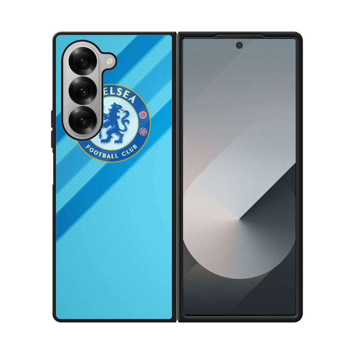 Chelsea Blue Stripe Soccer Sport Case Samsung Galaxy Z Fold 6 5G BC0069