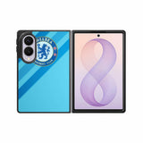 Chelsea Blue Stripe Soccer Sport Samsung Galaxy Z Fold 8 Case BC0069
