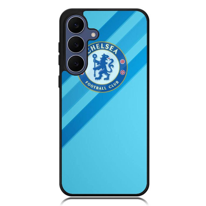 Chelsea Blue Stripe Soccer Sport Samsung Galaxy S25 FE Case BC0069