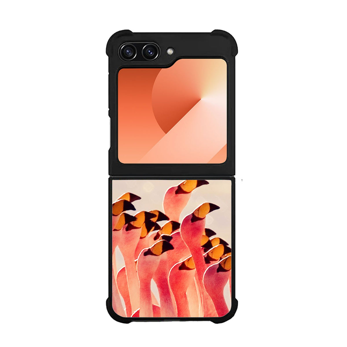 Flamingos Partying Pattern Case Samsung Galaxy Z Flip 6 5G BC0054