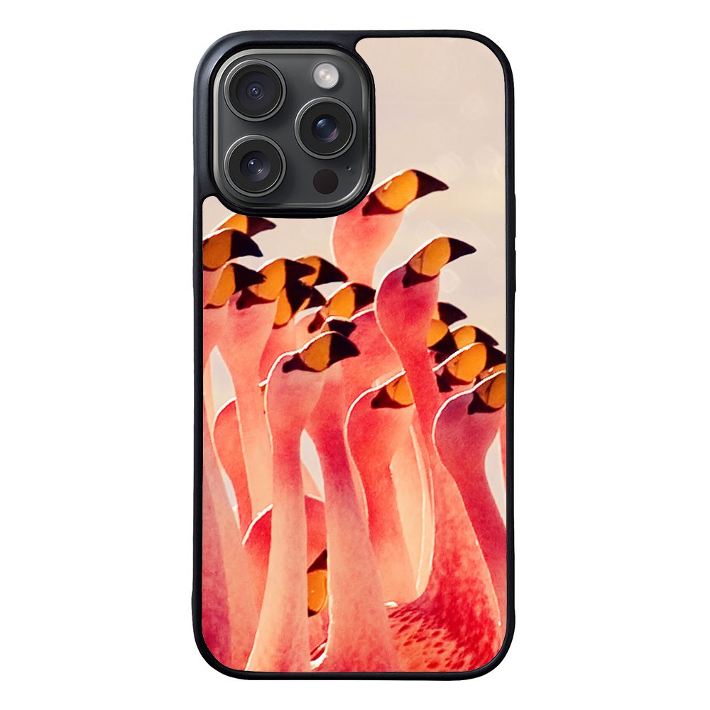 Flamingos Partying Pattern Case iPhone 15 Pro BC0054