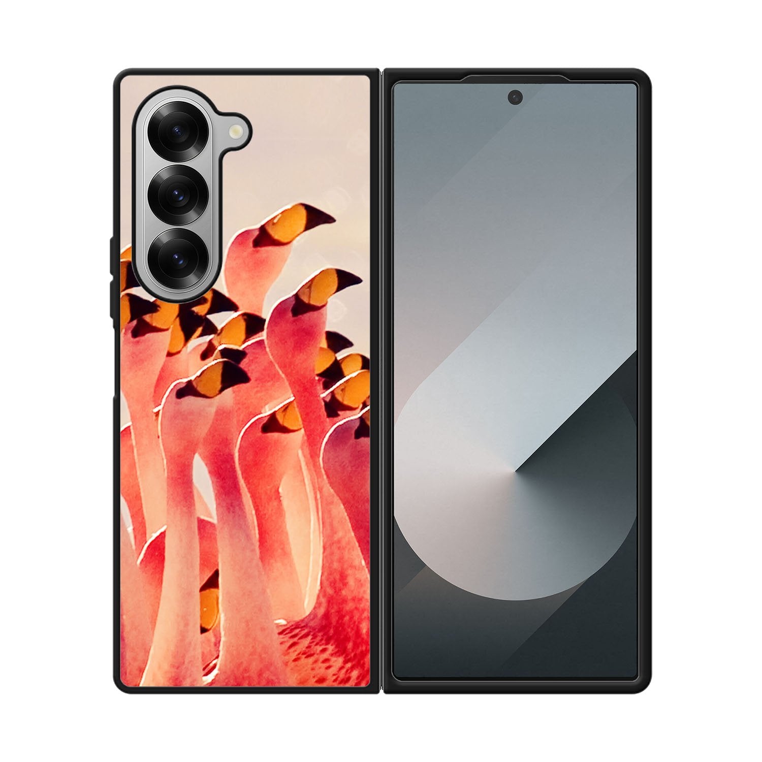 Flamingos Partying Pattern Case Samsung Galaxy Z Fold 6 5G BC0054