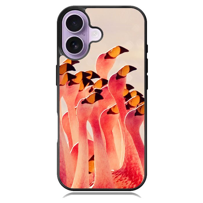 Flamingos Partying Pattern iPhone 17 Case BC0054