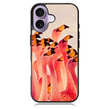 Flamingos Partying Pattern iPhone 17 Case BC0054