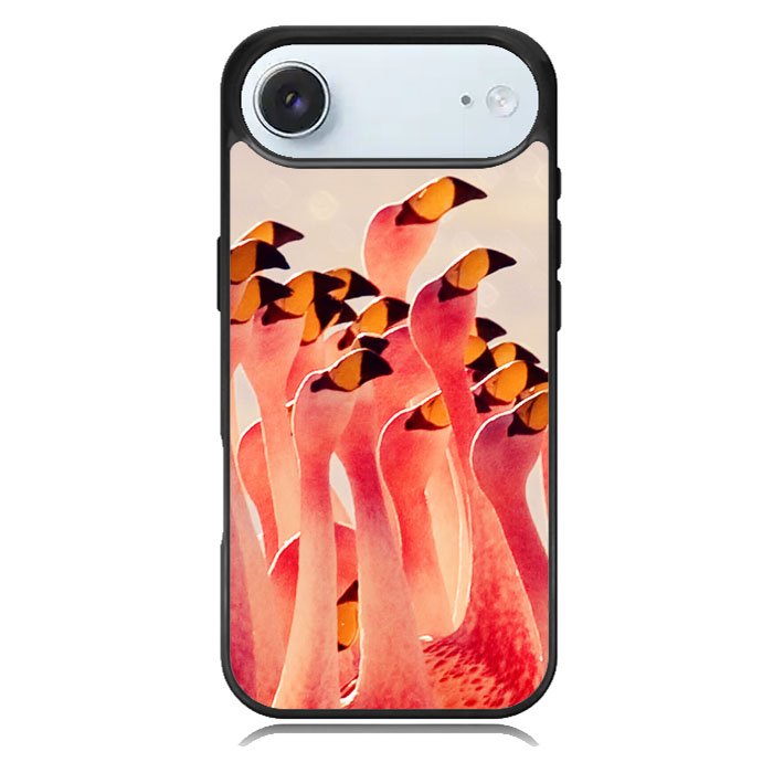 Flamingos Partying Pattern iPhone 17 Air Case BC0054