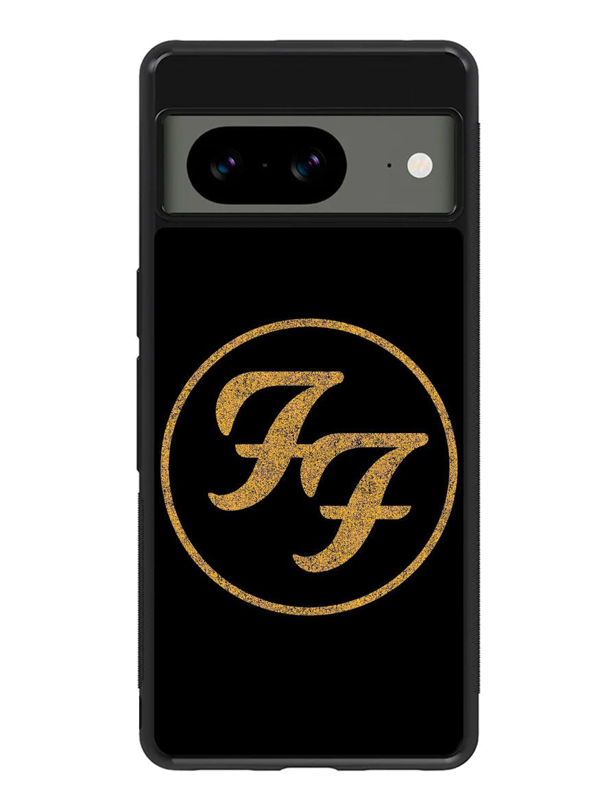 Foo Fighters Band Logo Gold Google Pixel 8a Case