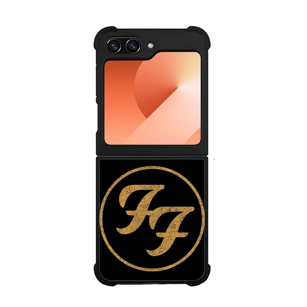 Foo Fighters Band Logo Gold Case Samsung Galaxy Z Flip 6 5G BC0055