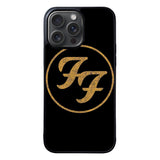 Foo Fighters Band Logo Gold Case iPhone 15 Pro Max BC0055