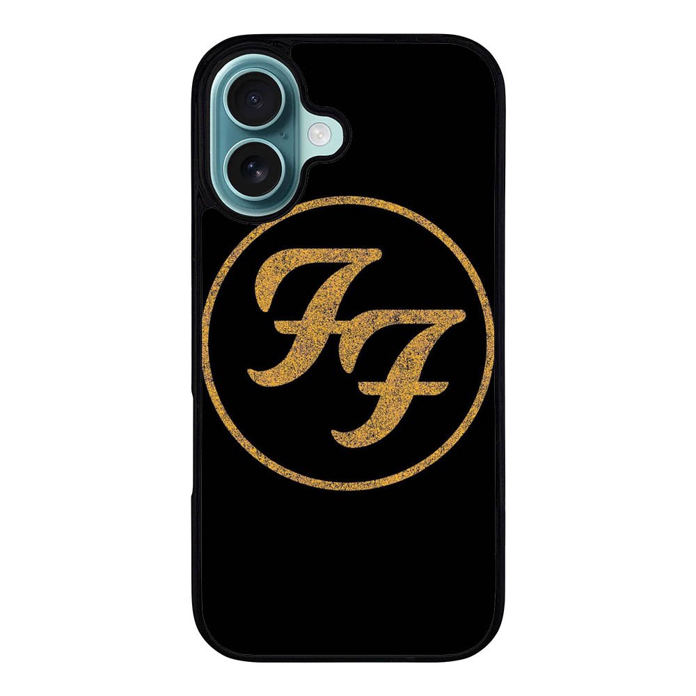 Foo Fighters Band Logo Gold Case iPhone 16 Plus BC0055