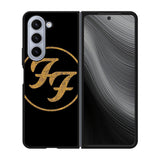 Foo Fighters Band Logo Gold Case Samsung Galaxy z Fold 5 5G BC0055