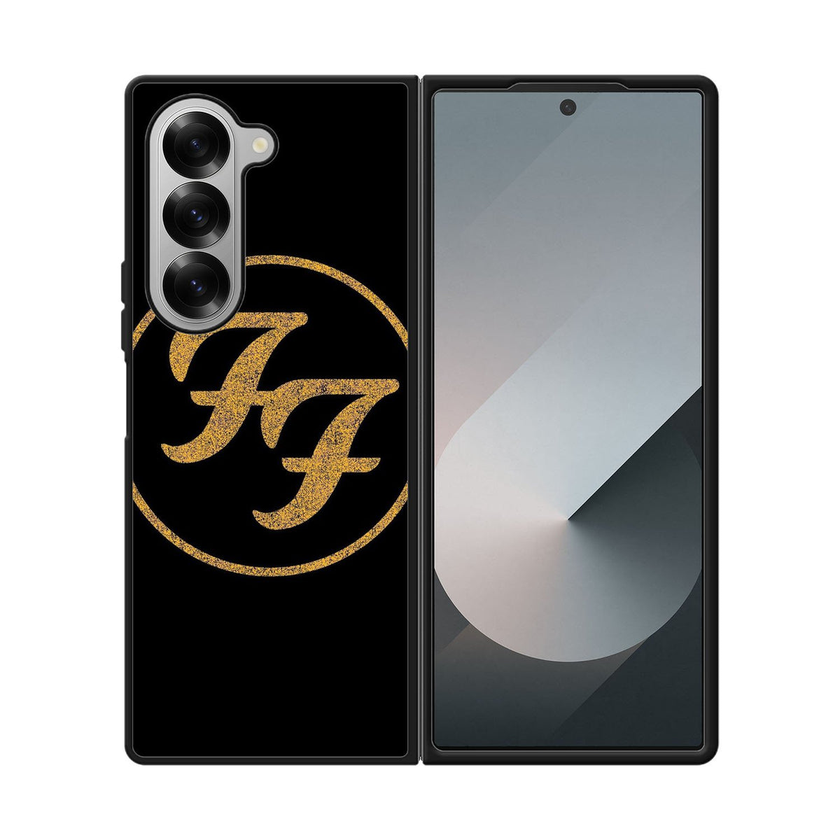 Foo Fighters Band Logo Gold Case Samsung Galaxy Z Fold 6 5G BC0055