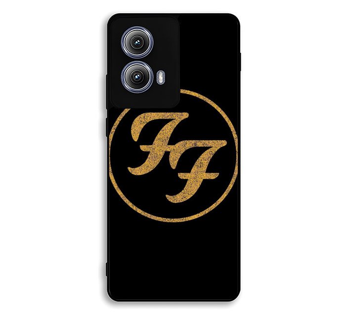 Foo Fighters Band Logo Gold Motorola Moto Edge 2024 Case FE8004