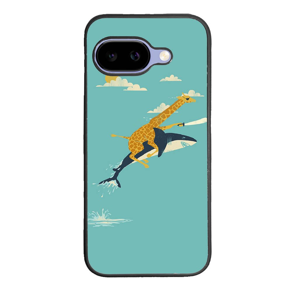 Black Friday offer Giraffe Riding Shark Google Pixel 10A Case BC0079