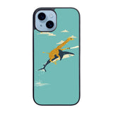 Black Friday offer Giraffe Riding Shark Case iPhone 15 BC0079