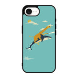 Black Friday offer Giraffe Riding Shark iPhone 17e Case BC0079
