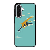 Black Friday offer Giraffe Riding Shark Samsung Galaxy A56 Case FE2544